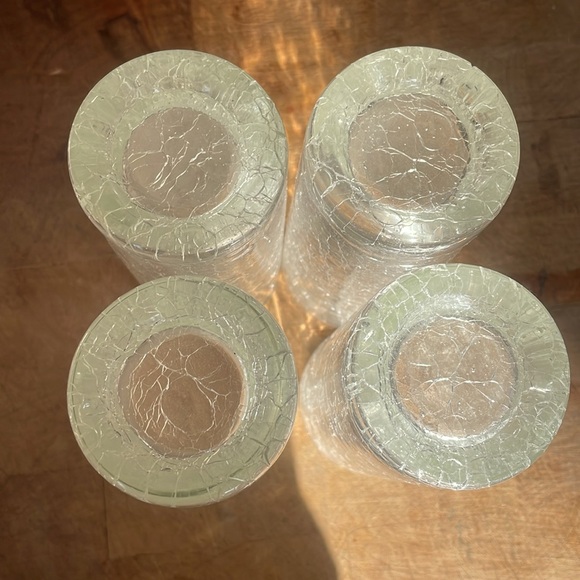 1960’s Crackle Tom Collin’s Glasses . Set of Four - Picture 4 of 4